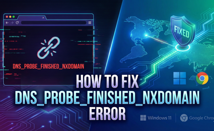 How to Fix DNS_PROBE_FINISHED_NXDOMAIN Error (Windows & Chrome) 1 How to Fix DNS_PROBE_FINISHED_NXDOMAIN Error (Windows & Chrome)